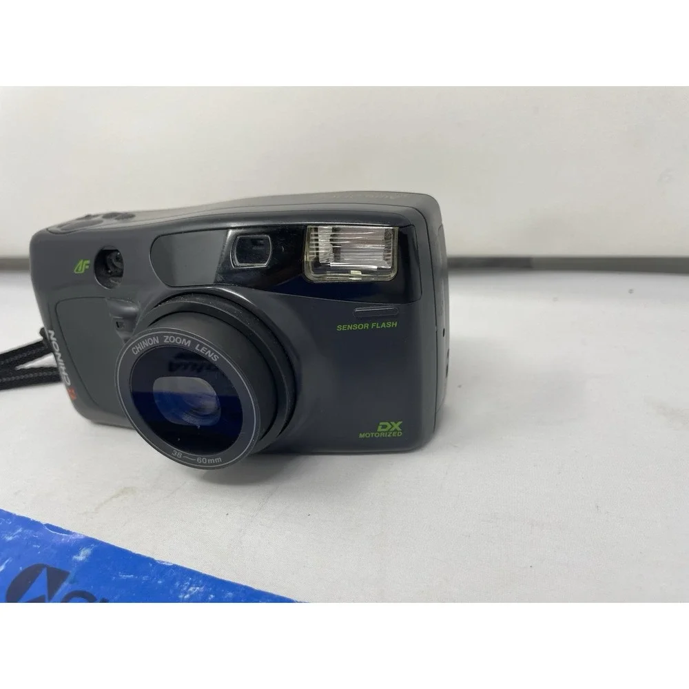 Chinon Auto 386Z 35mm Camera VTG Tested Working‎